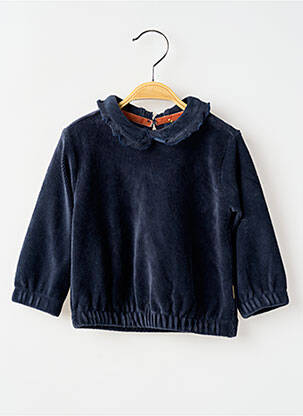 Top col claudine manches longues bleu NOPPIES fille