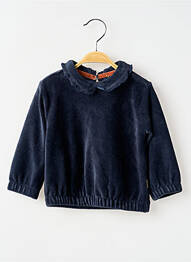 Top col claudine manches longues bleu NOPPIES fille