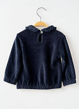 Top col claudine manches longues bleu NOPPIES fille