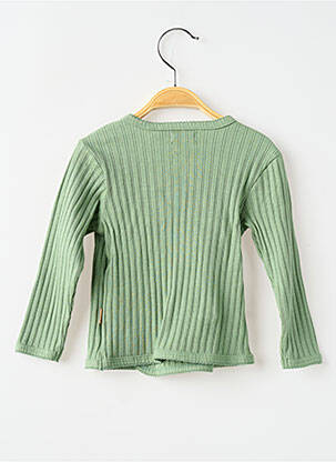 Top coupe cintrée manches longues vert NOPPIES fille