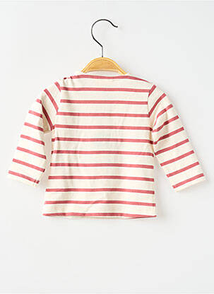 T-shirt manches longues manches longues beige ELLE EST OU LA MER garçon