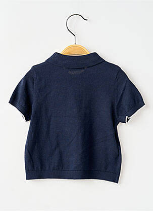 Polo stretch manches courtes bleu MAYORAL garçon