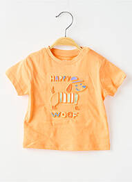 T-shirt stretch manches courtes orange MAYORAL garcon