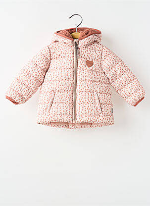Doudoune poches a capuche rose NOPPIES fille
