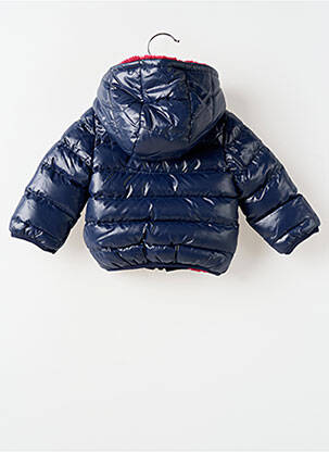 Doudoune poches a capuche bleu ELLE EST OU LA MER fille