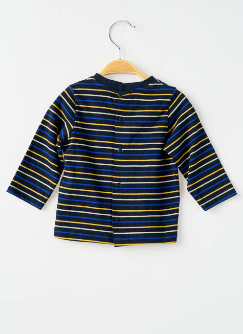 T-shirt manches longues manches longues bleu ELLE EST OU LA MER garcon
