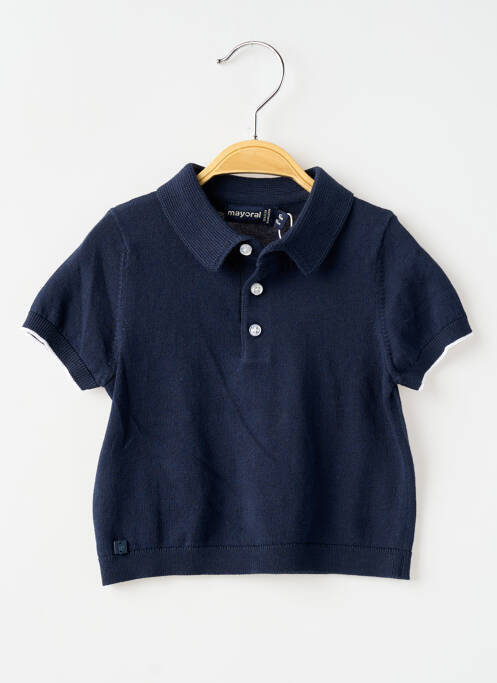 Polo bleu MAYORAL garçon