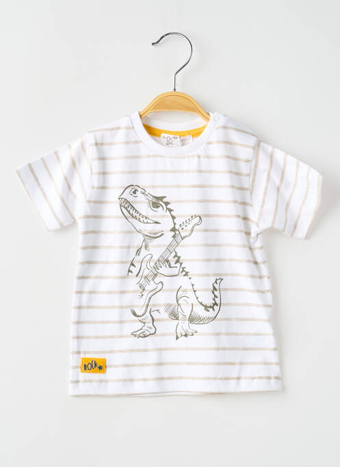T-shirt beige BABY BOL garçon