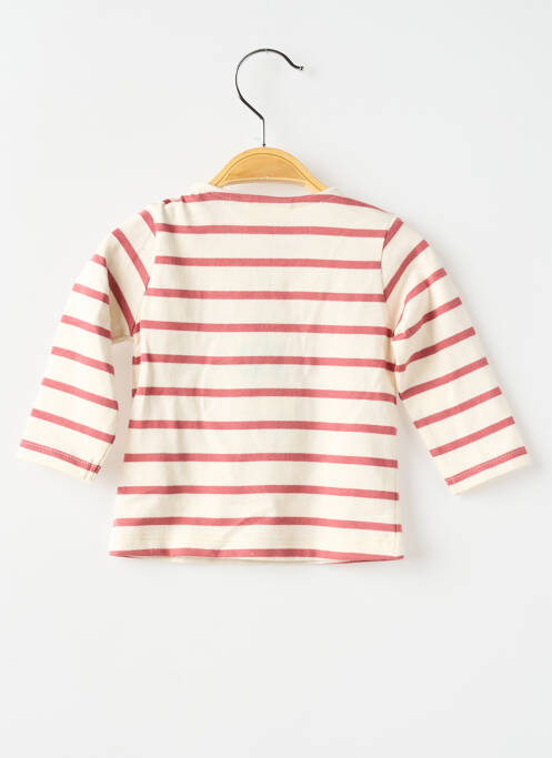 T-shirt beige ELLE EST OU LA MER garçon