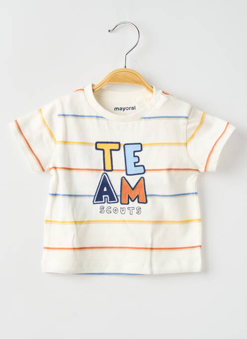 T-shirt beige MAYORAL garçon