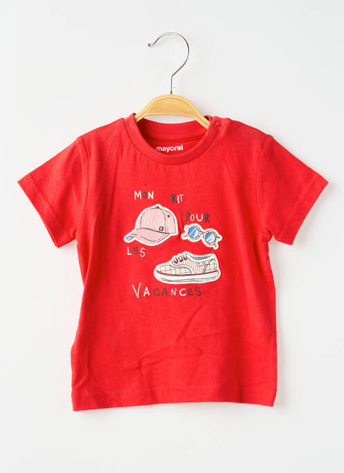 T-shirt rouge MAYORAL garçon