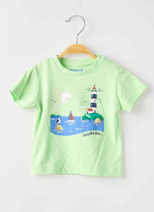 T-shirt vert MAYORAL garçon