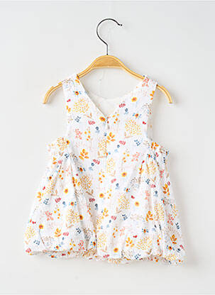 Robe mi-longue sans manche sans manche beige BABY BOL fille