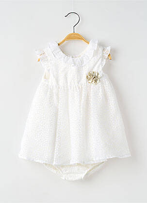 Ensemble short type de haut robe blanc MAYORAL fille