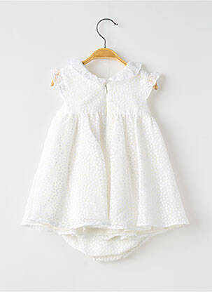 Ensemble short type de haut robe blanc MAYORAL fille