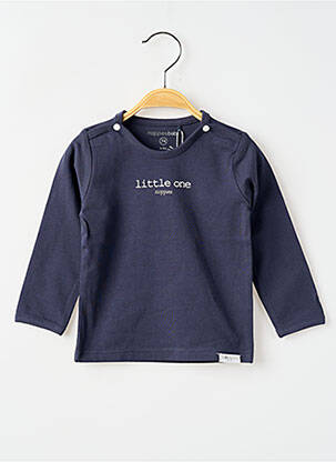 T-shirt manches longues manches longues bleu NOPPIES garçon