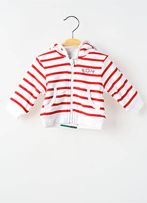 Veste casual poignets poignets élastiqués rouge ELLE EST OU LA MER garçon
