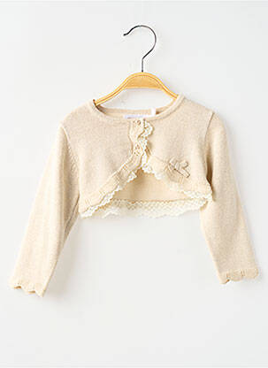Boléro broderie beige MAYORAL fille