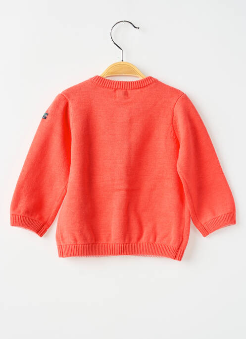 Gilet manches longues orange ELLE EST OU LA MER garçon