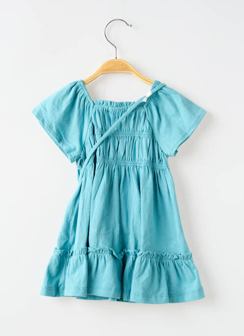 Robe mi-longue bleu MAYORAL fille