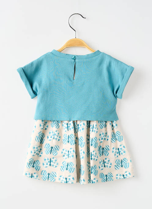 Robe mi-longue bleu MAYORAL fille