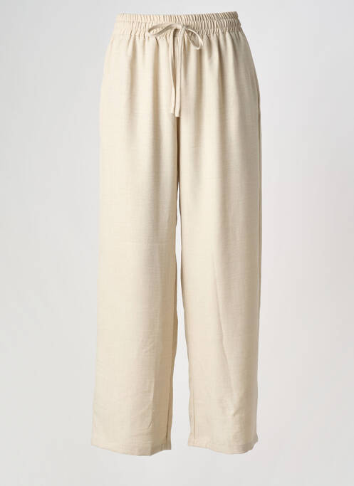 Pantalon droit beige NEW COLLECTION femme
