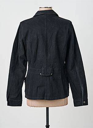 Veste casual poches noir FLEUR DE SEL femme