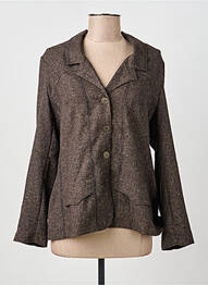 Blazer coupe cintrée marron GEVANA femme