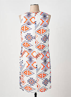 Robe mi-longue sans manche sans manche blanc MERI & ESCA femme