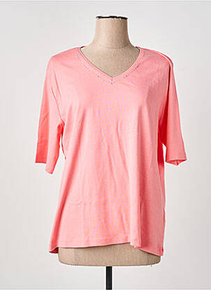 T-shirt manches mi-longues manches courtes rose M.X.O femme