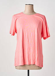 T-shirt stretch manches courtes rose M.X.O femme