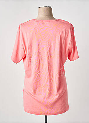 T-shirt stretch manches courtes rose M.X.O femme