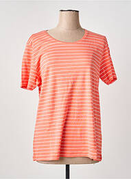T-shirt stretch manches courtes orange ENDLESS SUMMER femme