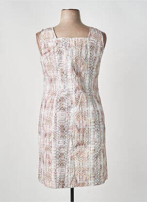 Robe mi-longue sans manche sans manche beige PAZ TORRAS femme