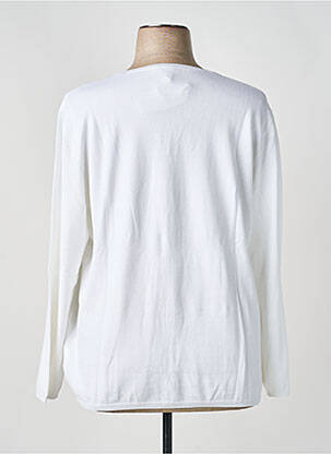 Gilet manches longues stretch blanc M.X.O femme