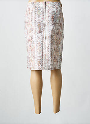 Jupe mi-longue stretch beige PAZ TORRAS femme