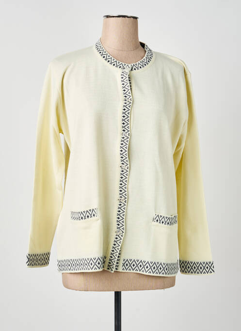 Gilet manches longues beige OMC femme