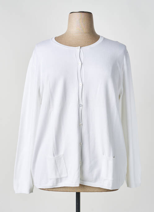 Gilet manches longues blanc M.X.O femme