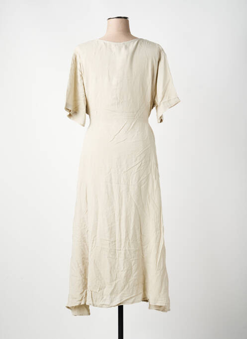 Robe longue beige CLODINE femme