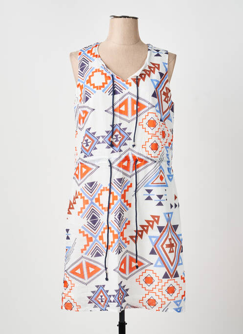 Robe mi-longue blanc MERI & ESCA femme