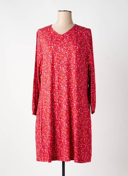 Robe mi-longue rouge AGATHE & LOUISE femme