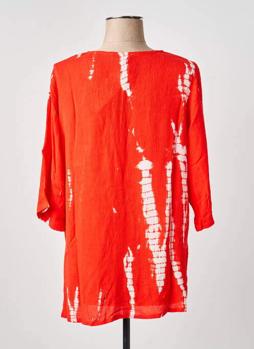 Tunique manches longues orange L'ATELIER D'ANNA femme