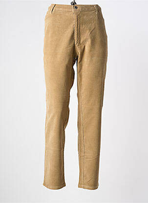 Pantalon slim stretch taille normale beige WALTRON femme