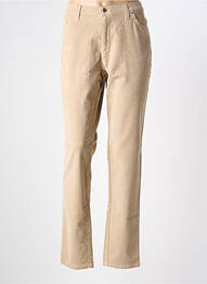Pantalon slim stretch taille normale beige clair WALTRON femme