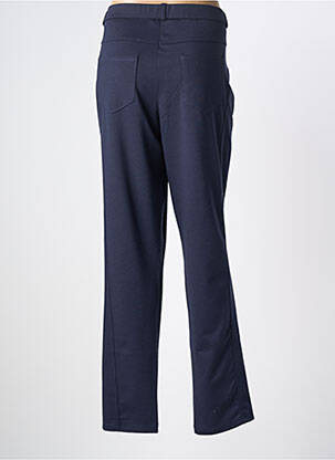 Pantalon slim taille élastique taille normale bleu GUY DUBOUIS femme