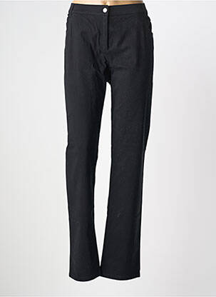 Pantalon slim stretch taille normale noir GUY DUBOUIS femme