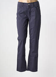Pantalon slim tissage popeline taille normale bleu GARDEUR femme