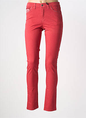 Jeans skinny taille normale taille normale rouge WALTRON femme