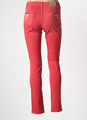 Jeans skinny taille normale taille normale rouge WALTRON femme
