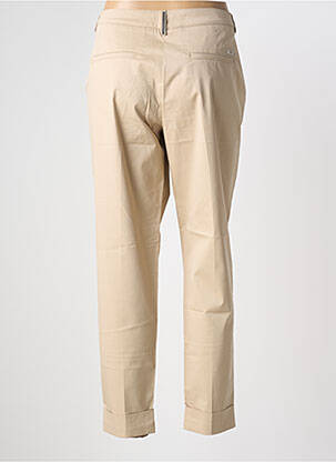Pantalon droit stretch taille normale beige JOCAVI femme